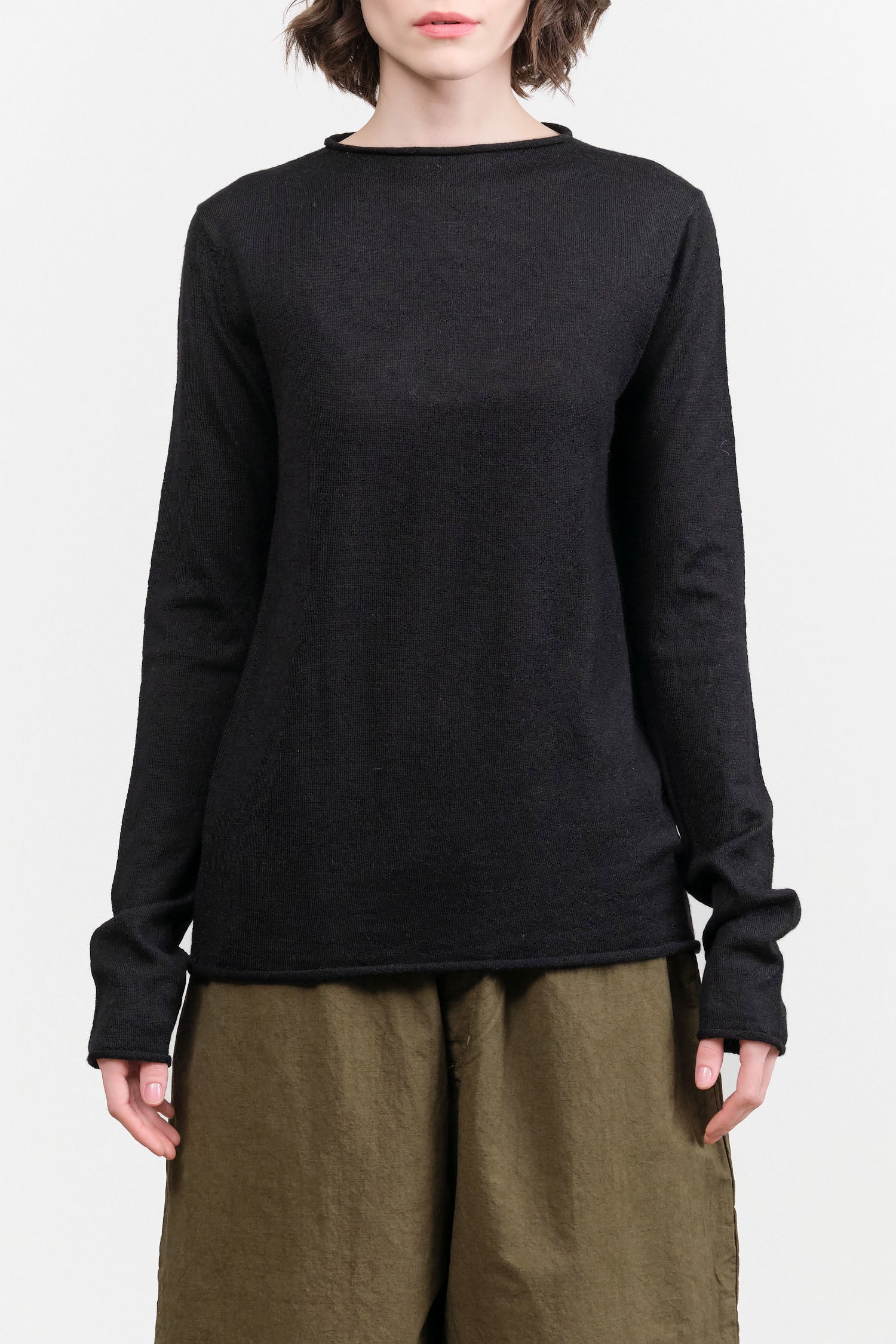 Super Fine Rollneck by Lauren Manoogian in Black