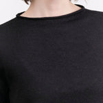 Black Super Fine Rollneck by Lauren Manoogian