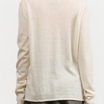 Ivory White Super Fine Rollneck Sweater by Lauren Manoogian Designer Brand 