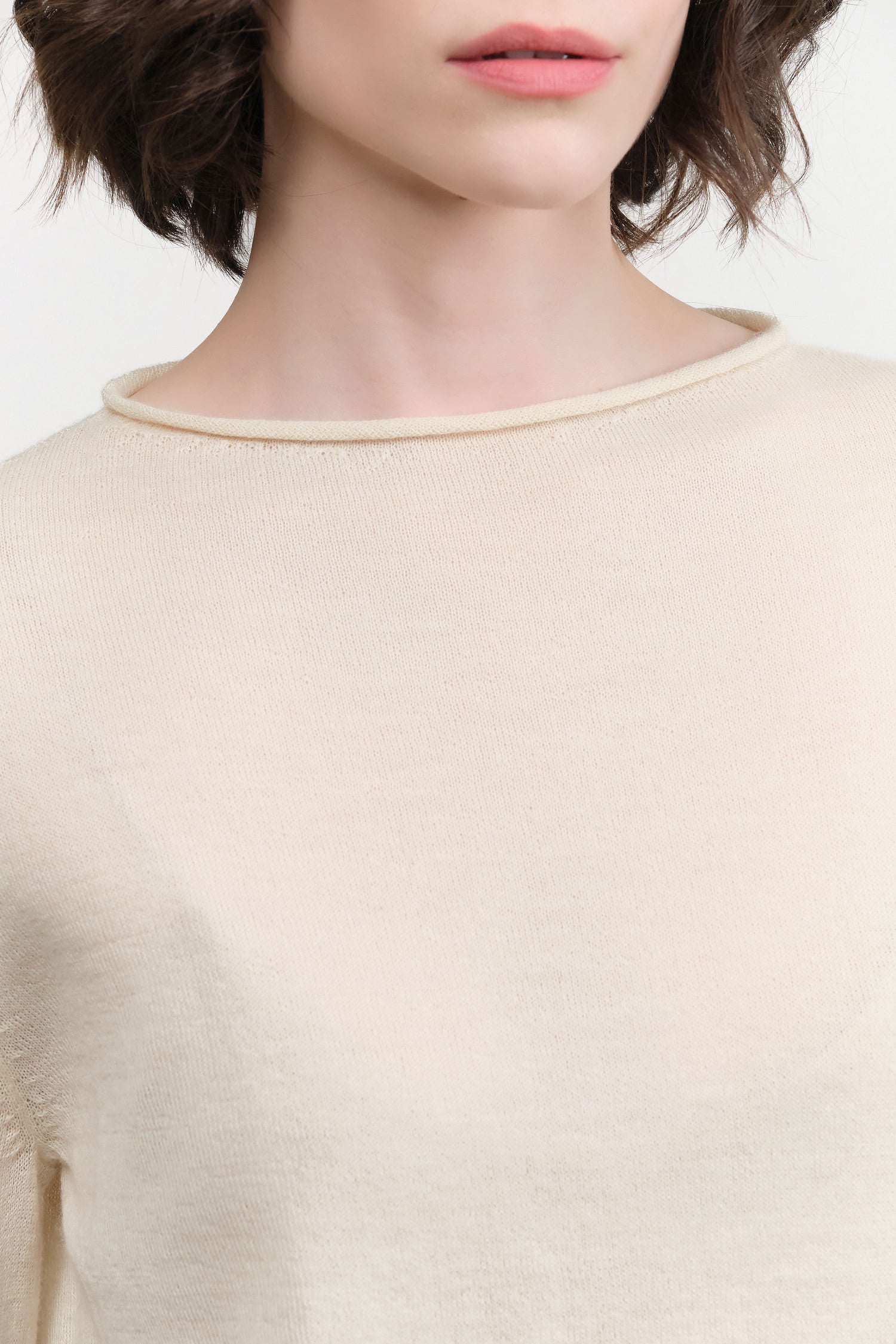 Ivory Super Fine Rollneck by Lauren Manoogian