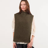 Lauren Manoogian Apparel Womens Sweaters Tabard Olive / One Size