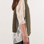 Lauren Manoogian Apparel Womens Sweaters Tabard Olive / One Size
