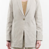 Texture Blazer in Pewter