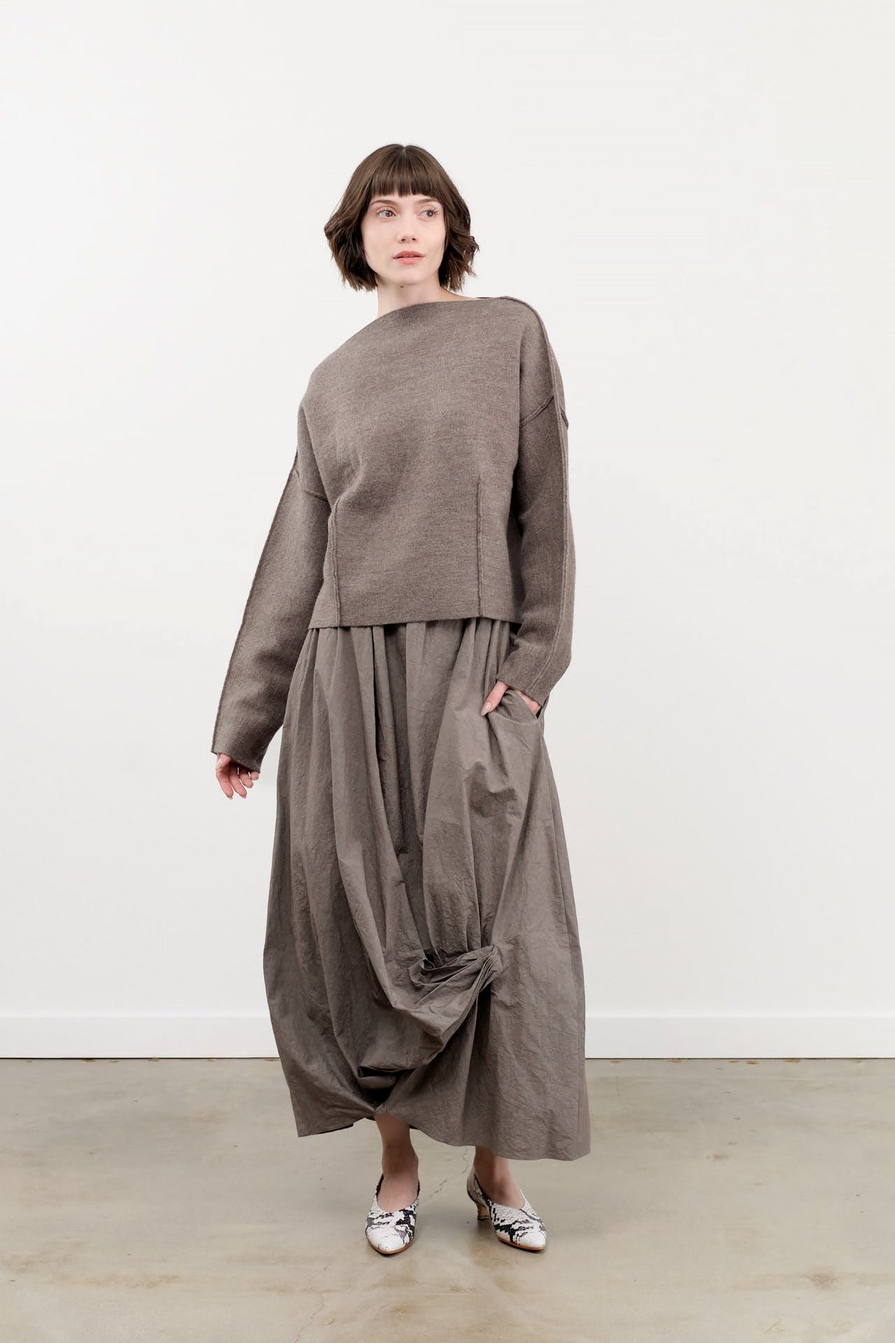 Lauren Manoogian Apparel Womens Skirts Twist Skirt