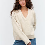 Lauren Manoogian Wide V Neck in Ecru