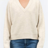 Wide V Neck By Lauren Manoogian in Ecru