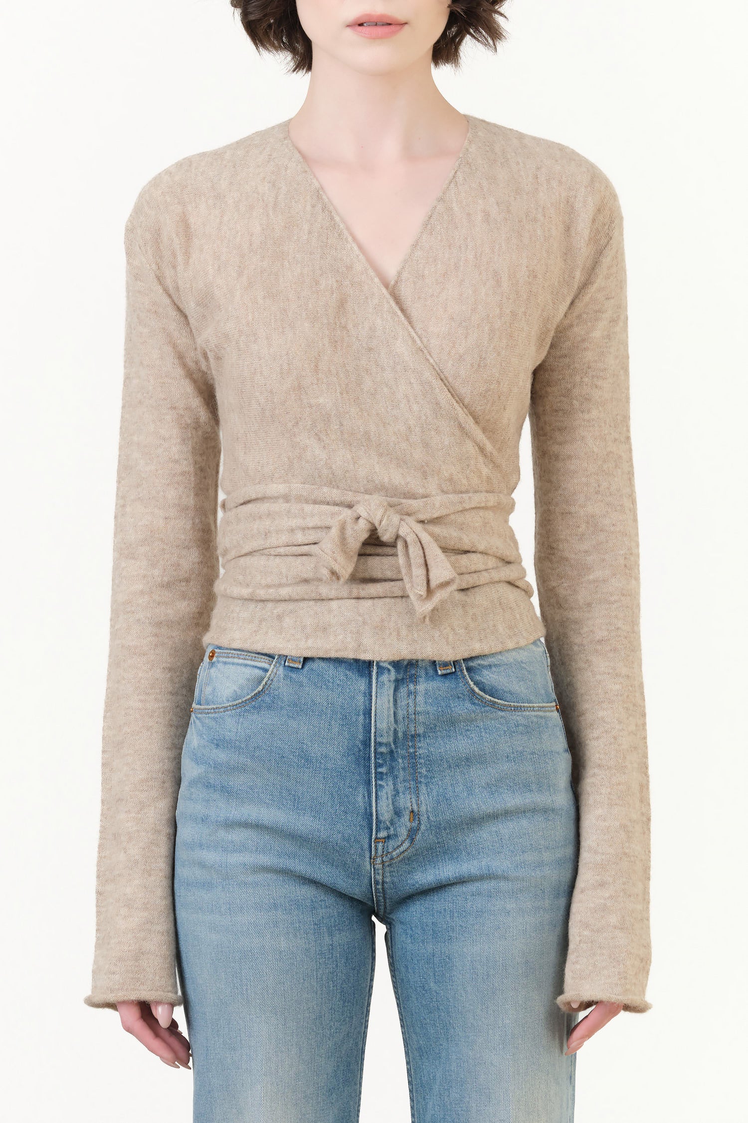 Wrap Cardigan by Lauren Manoogian in Oatmeal