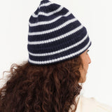 Midnight Stripe Beanie by Le Bonnet