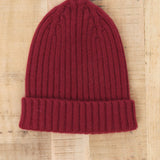 Le Grand Bonnet Beanie by Le Bonnet in Wine Red Cashmere