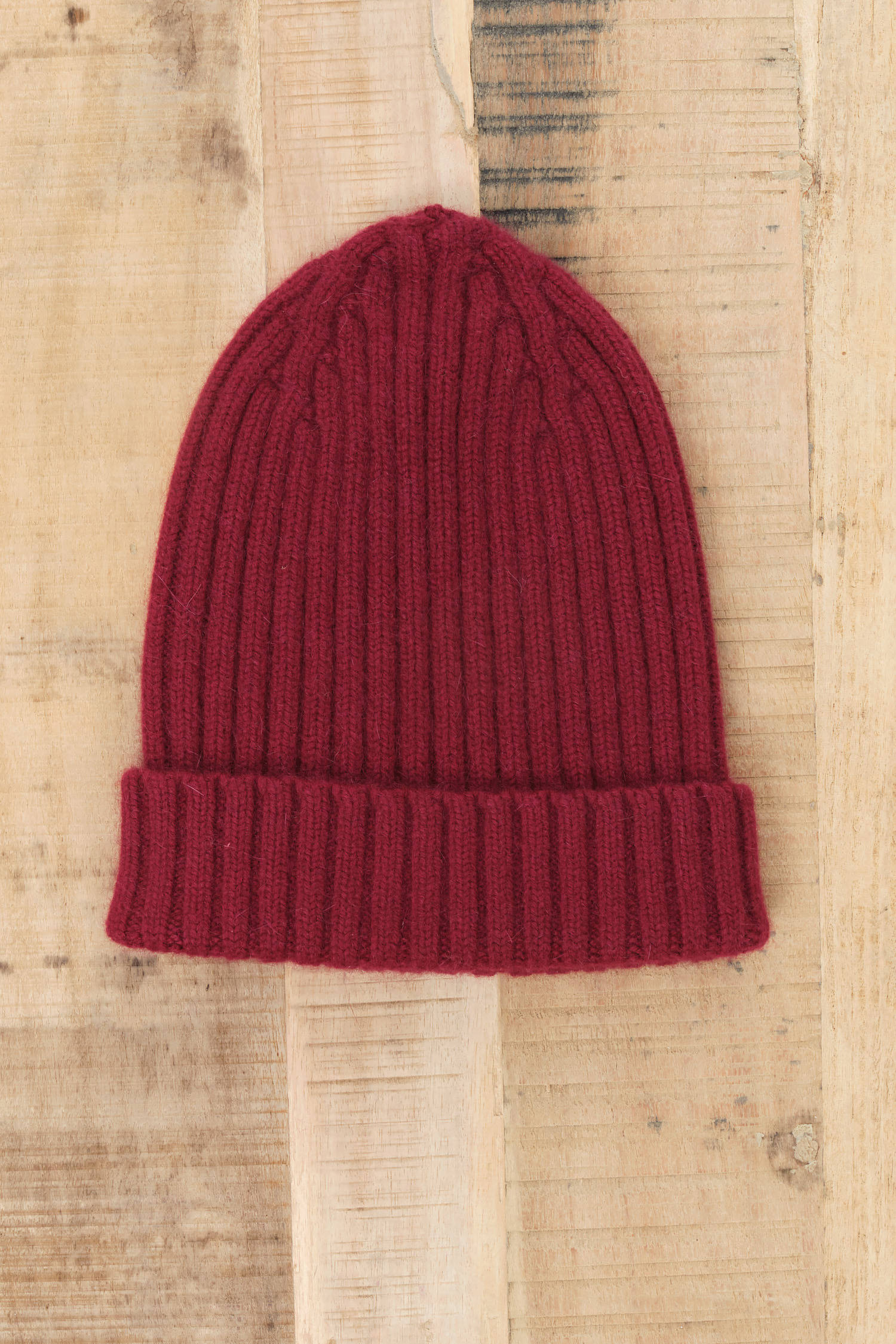 Le Grand Bonnet Beanie by Le Bonnet in Wine Red Cashmere