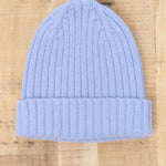 Le Bonnet Le Grand Bonnet Beanie in Light Blue Sky Cashmere 