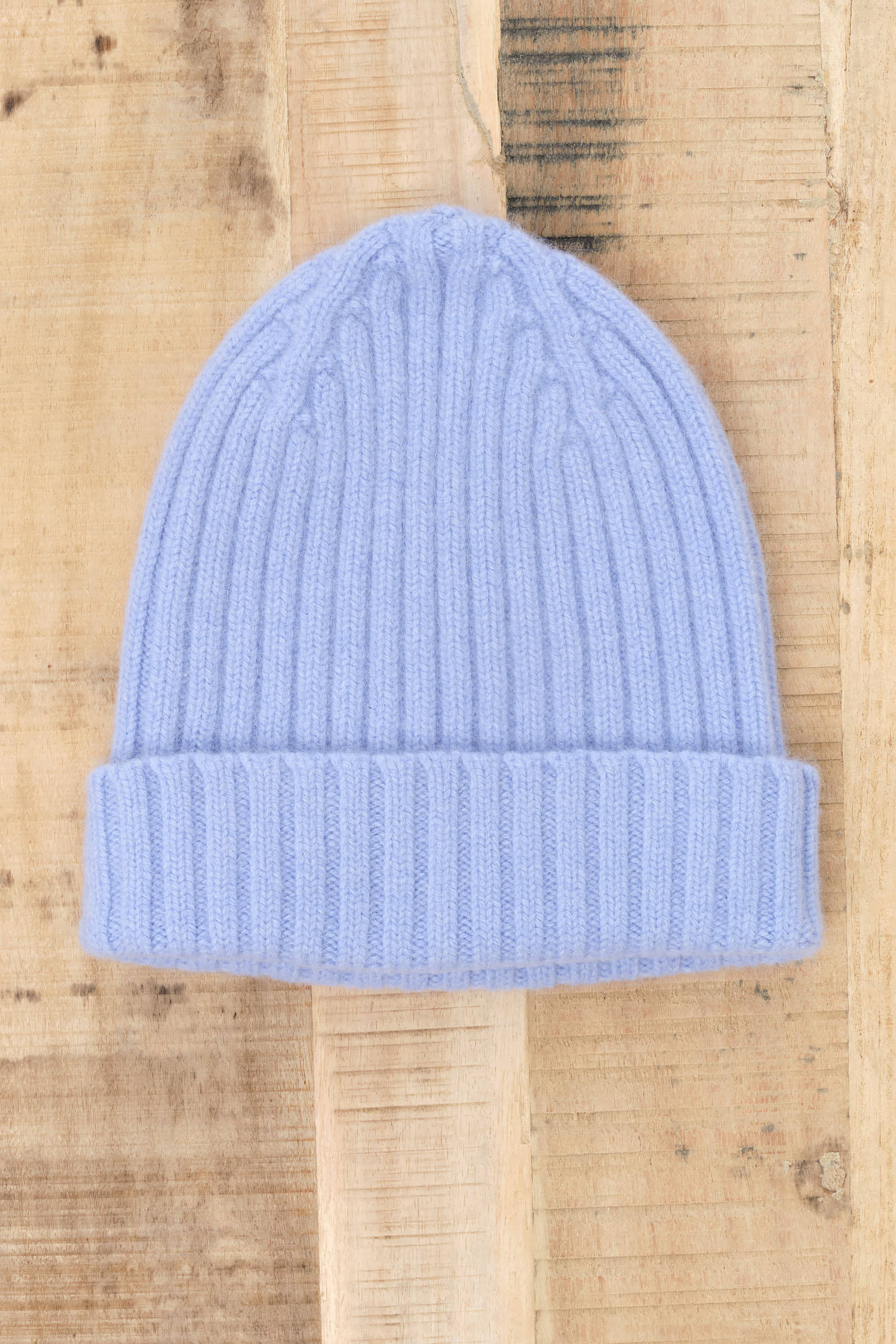 Le Bonnet Le Grand Bonnet Beanie in Light Blue Sky Cashmere 