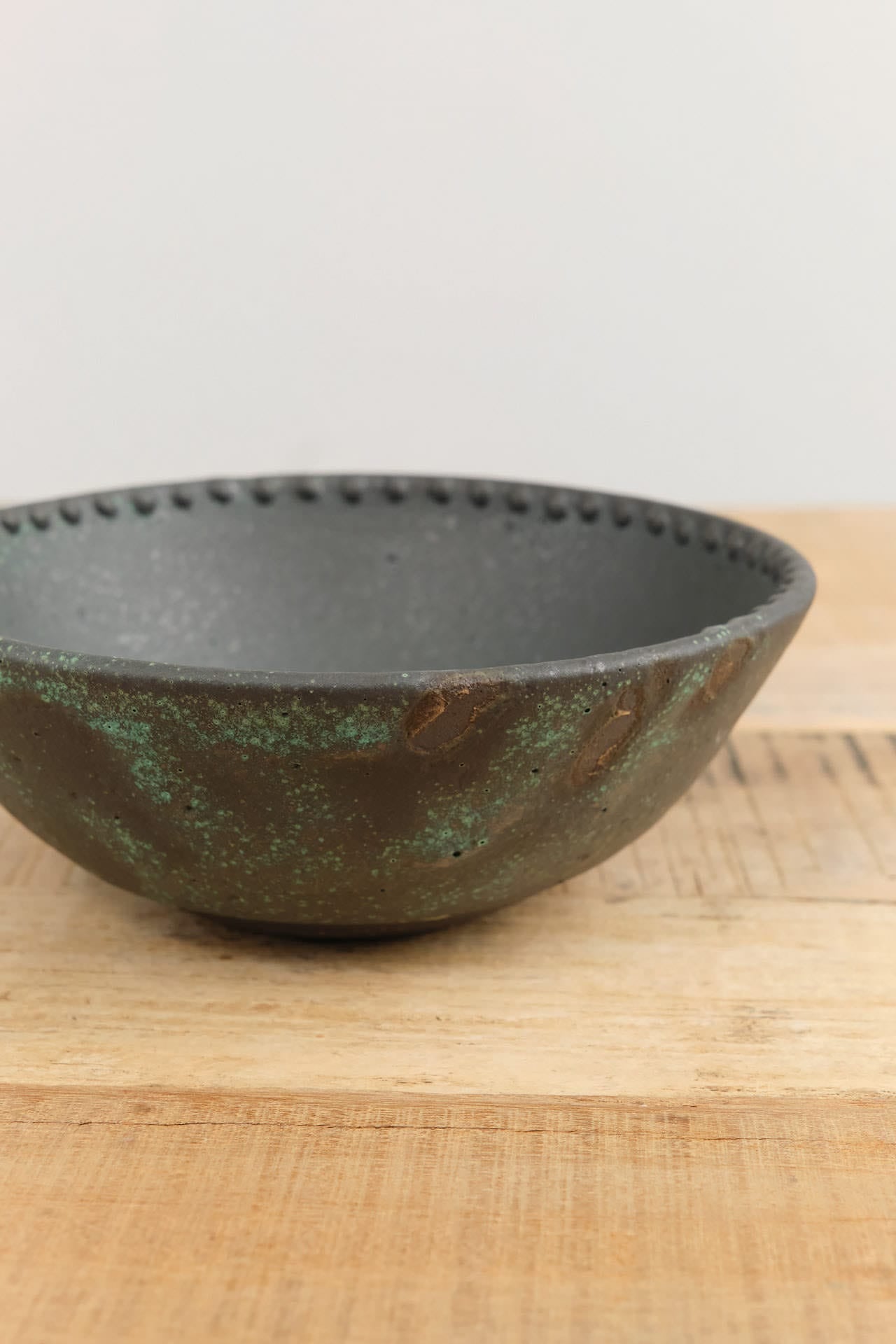 Lesley Anton Home Kitchen Dishware Bead Bowl in Copper Copper