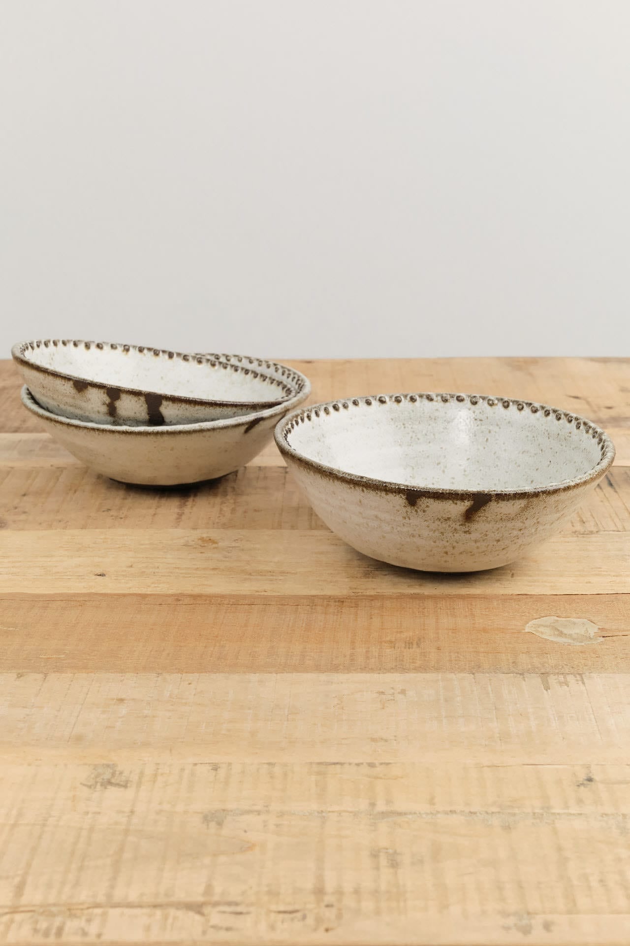 Lesley Anton Home Kitchen Dishware Bead Bowl in Moon Moon