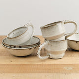 Lesley Anton Home Kitchen Dishware Bead Bowl in Moon Moon