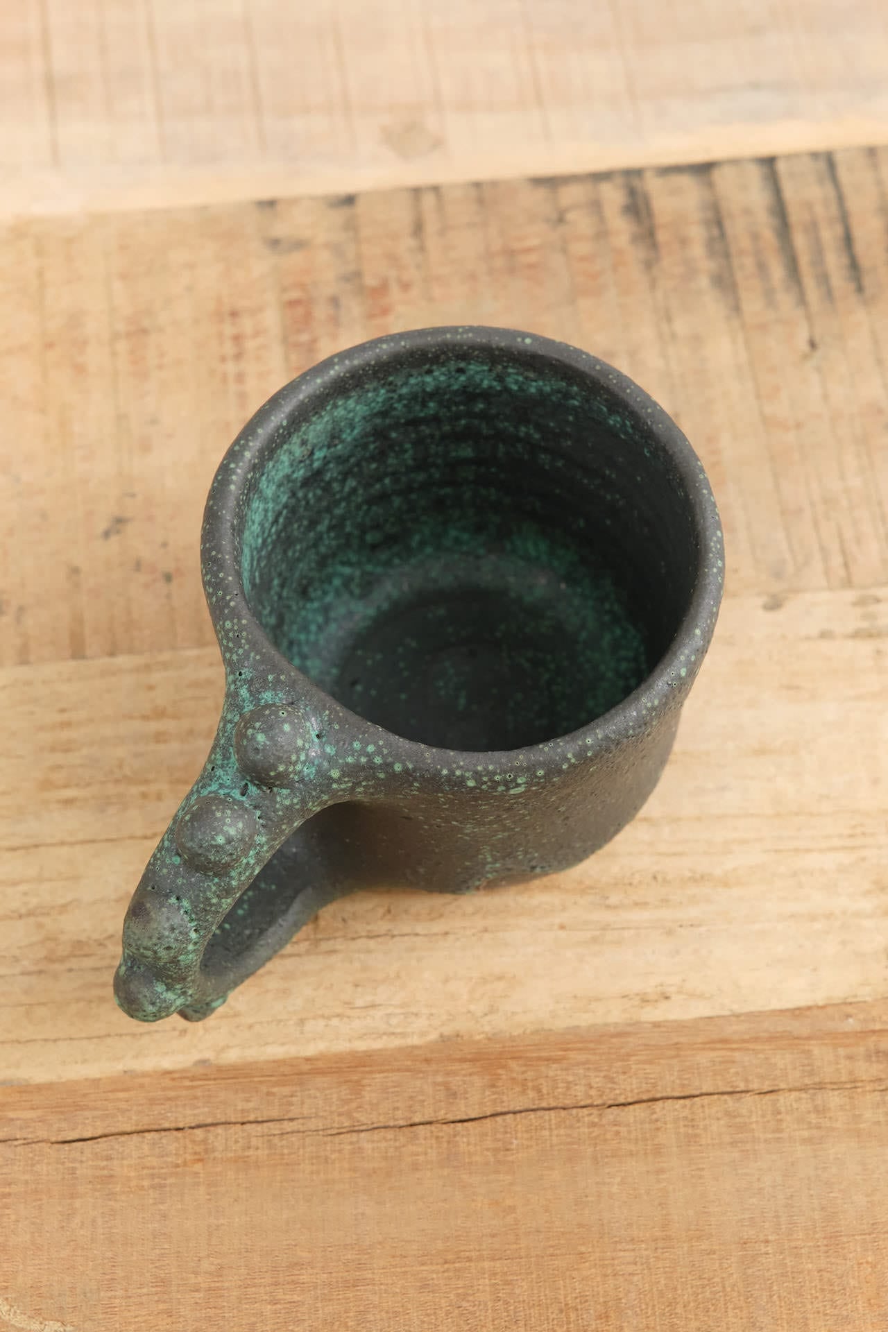 Lesley Anton Home CoffeeTea Bead Mug in Copper Copper