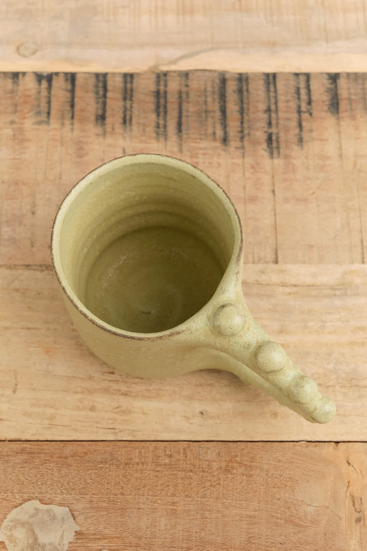 Lesley Anton Home CoffeeTea Bead Mug in Wasabi Wasabi