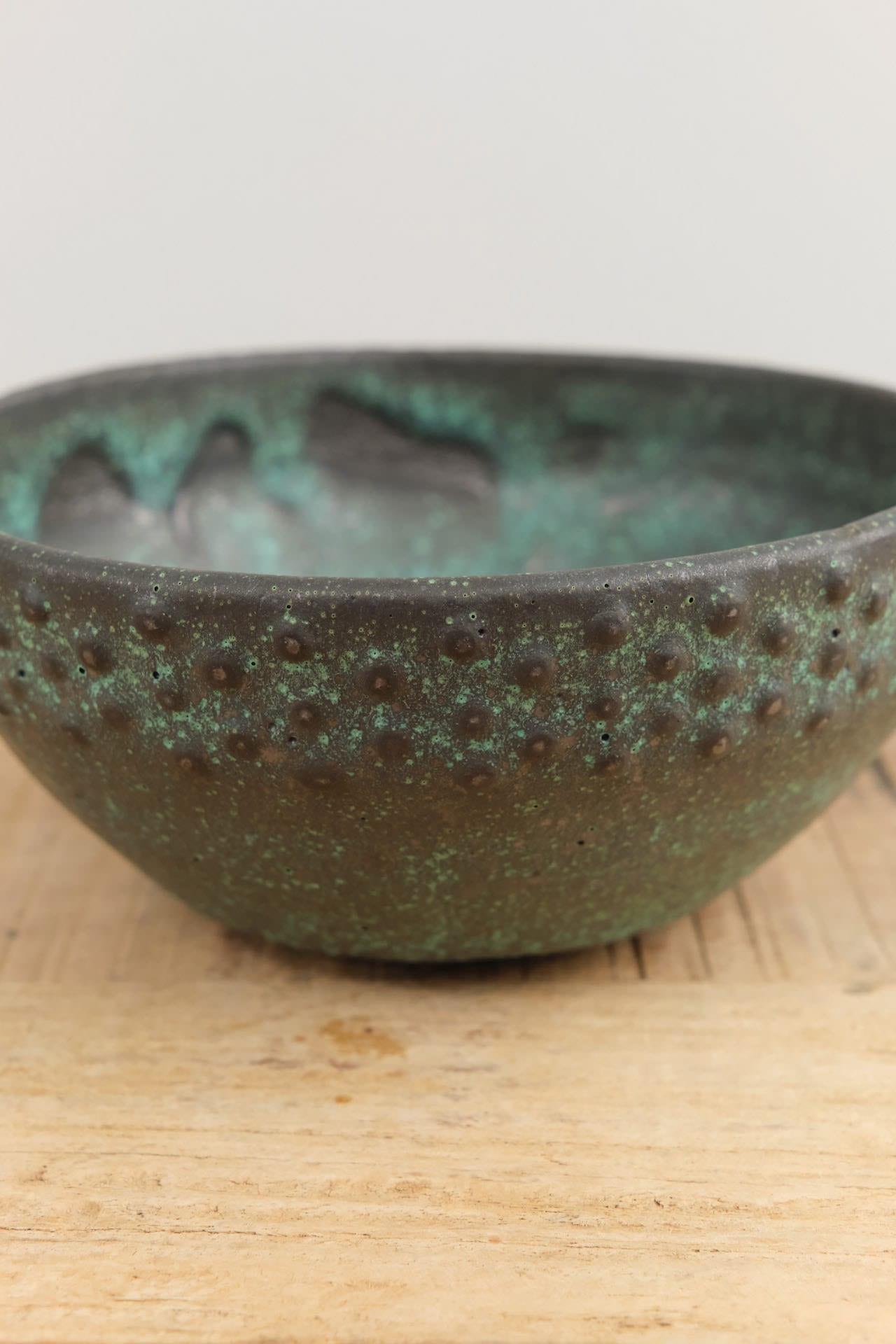 Lesley Anton Home Kitchen Dishware Dot Bowl in Copper Copper