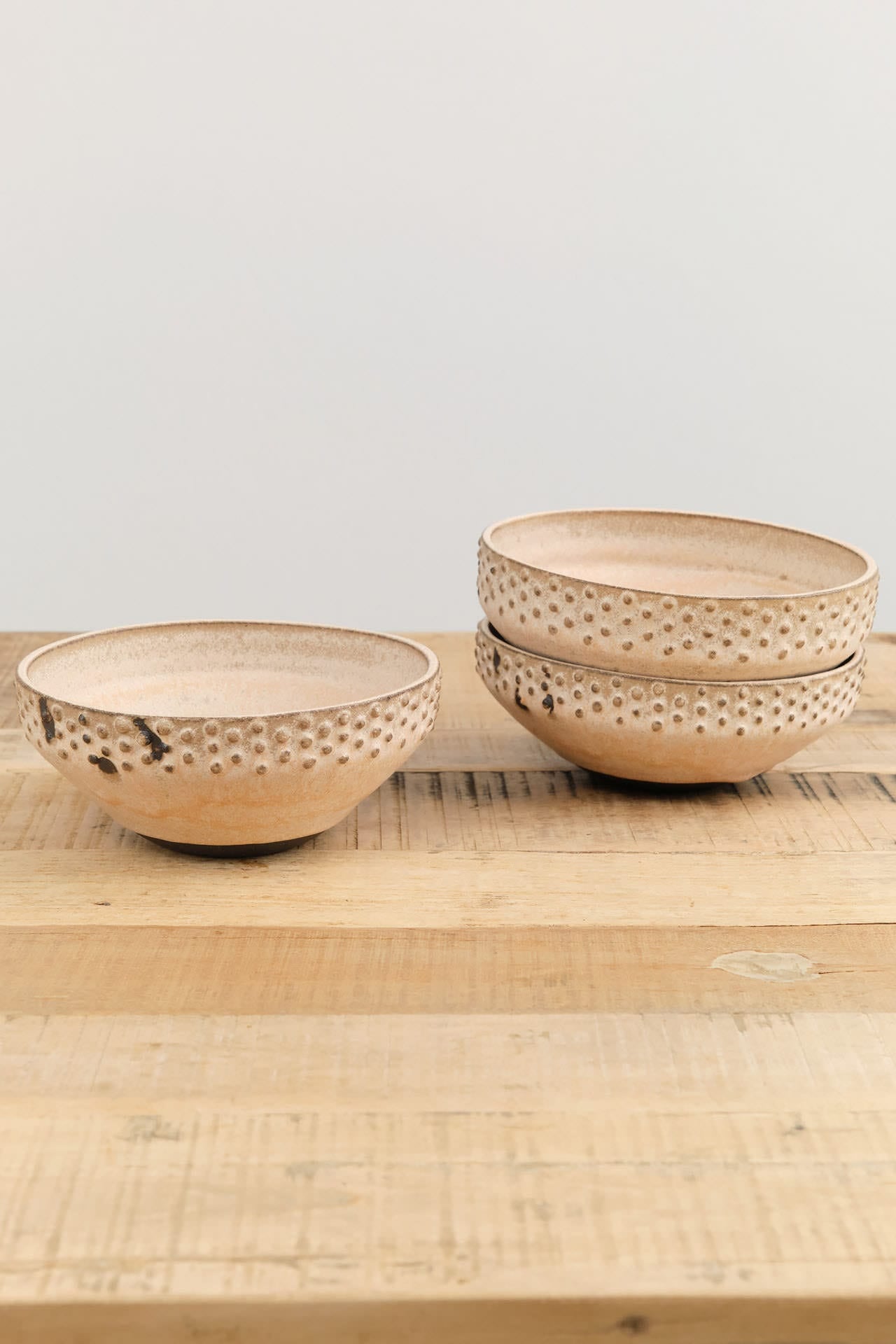 Lesley Anton Home Kitchen Dishware Dot Bowl in Dusk Dusk