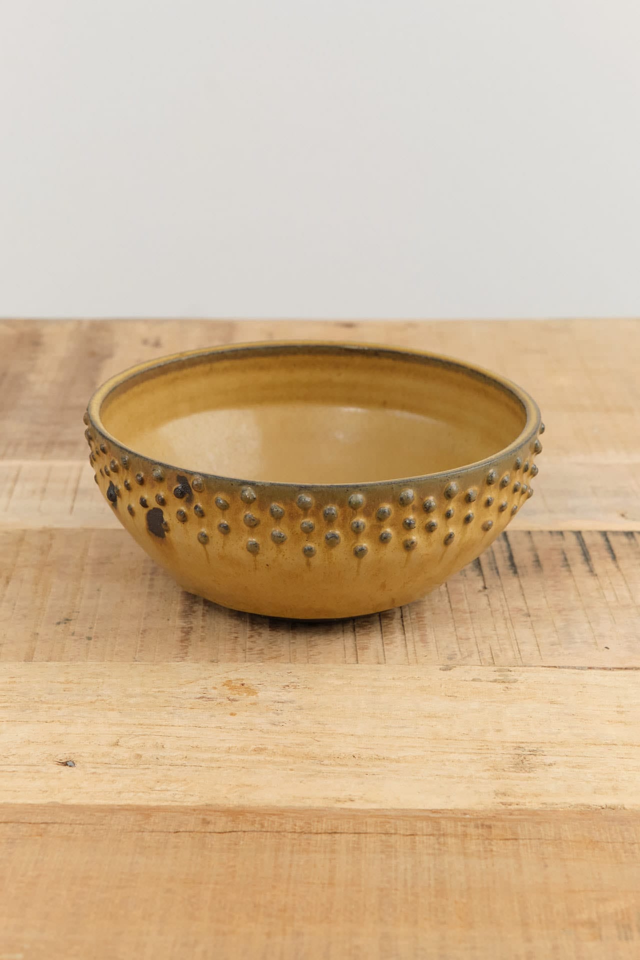 Lesley Anton Home Kitchen Dishware Dot Bowl in Kelp Kelp
