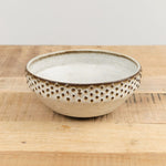 Lesley Anton Home Kitchen Dishware Dot Bowl in Moon Moon