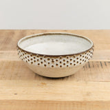 Lesley Anton Home Kitchen Dishware Dot Bowl in Moon Moon