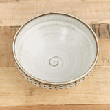 Lesley Anton Home Kitchen Dishware Dot Bowl in Moon Moon
