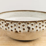 Lesley Anton Home Kitchen Dishware Dot Bowl in Moon Moon