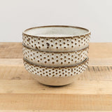 Lesley Anton Home Kitchen Dishware Dot Bowl in Moon Moon