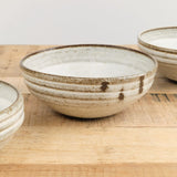 Lesley Anton Home Kitchen Dishware Rib Bowl in Moon Moon