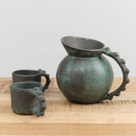 Lesley Anton Home Kitchen Pitchers Small Globe Bead Pitcher Copper