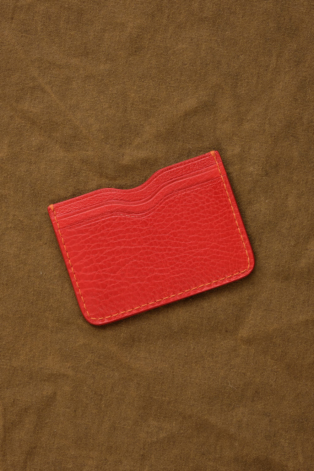Back view of Akira Wallet in Persimmon