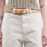 Braided Belt in Vachetta