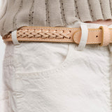 Braided Belt in Vachetta