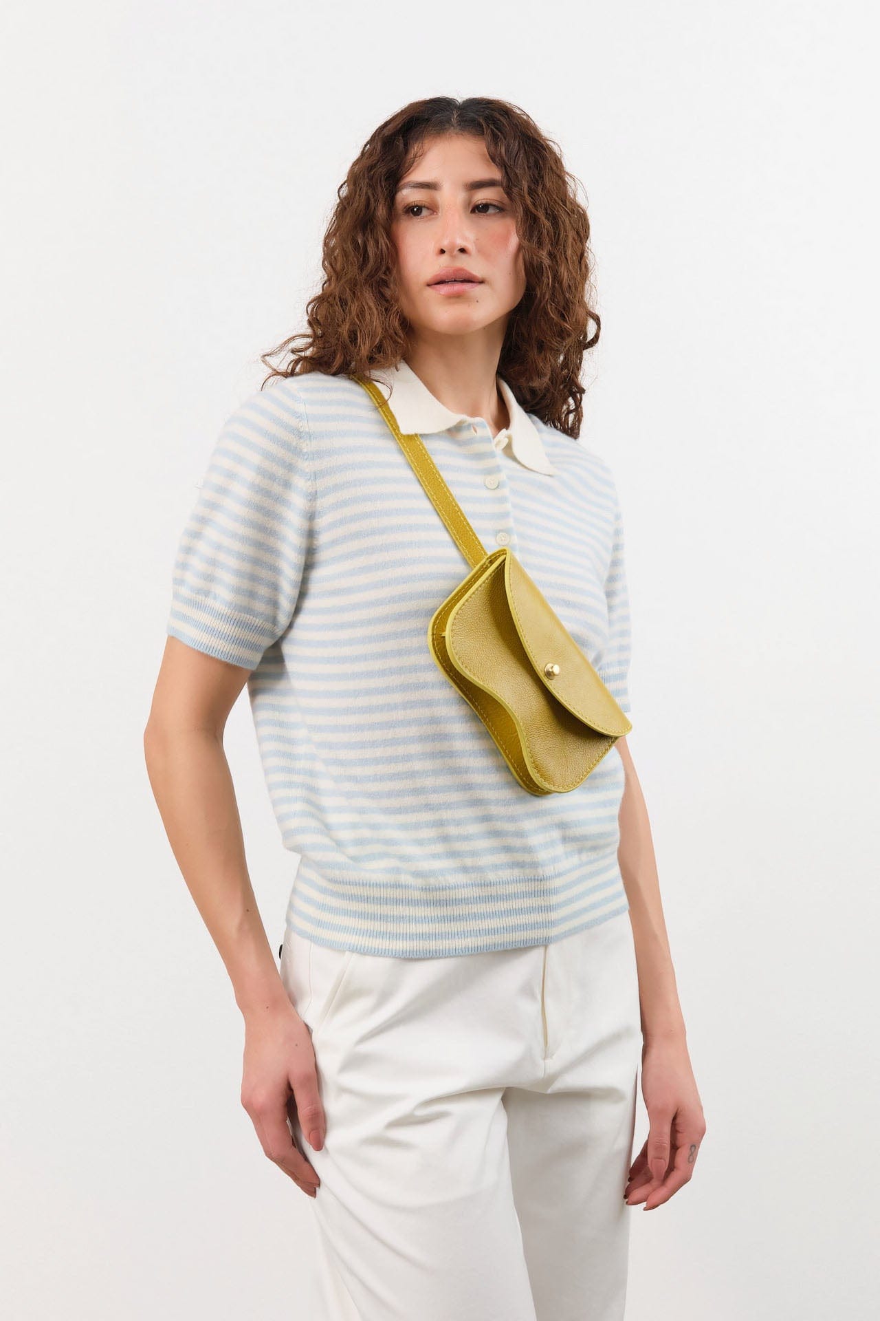 Lindquist Accessories Bags Faba Bag in Chartreuse Chartreuse / 4" H X 7.5" W X 1.5" D