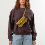 Lindquist Accessories Bags Faba Bag in Green Ochre Green Ochre / 4" H X 7.5" W X 1.5" D