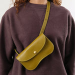 Lindquist Accessories Bags Faba Bag in Green Ochre Green Ochre / 4" H X 7.5" W X 1.5" D