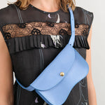 Lindquist Accessories Bags Faba Bag in Periwinkle Periwinkle / 4" H X 7.5" W X 1.5" D