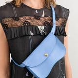 Lindquist Accessories Bags Faba Bag in Periwinkle Periwinkle / 4" H X 7.5" W X 1.5" D