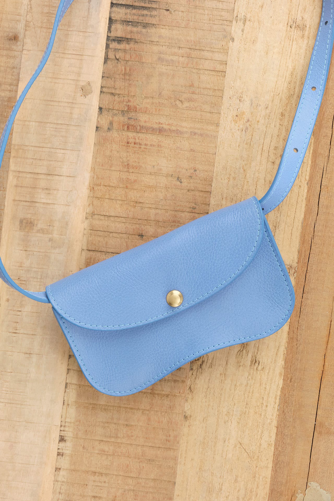 Lindquist Accessories Bags Faba Bag in Periwinkle Periwinkle / 4" H X 7.5" W X 1.5" D