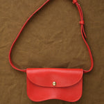 Front view of Faba Bag in Persimmon