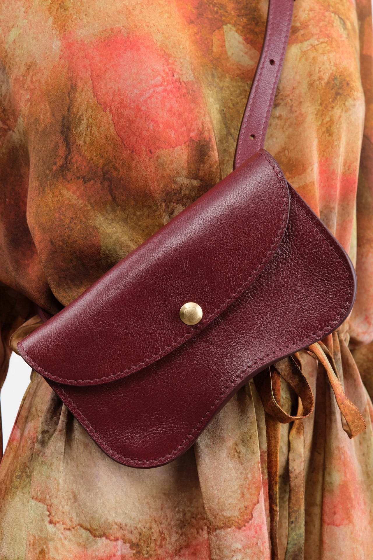 Lindquist Accessories Bags Faba Bag in Sumac Sumac / 4" H X 7.5" W X 1.5" D