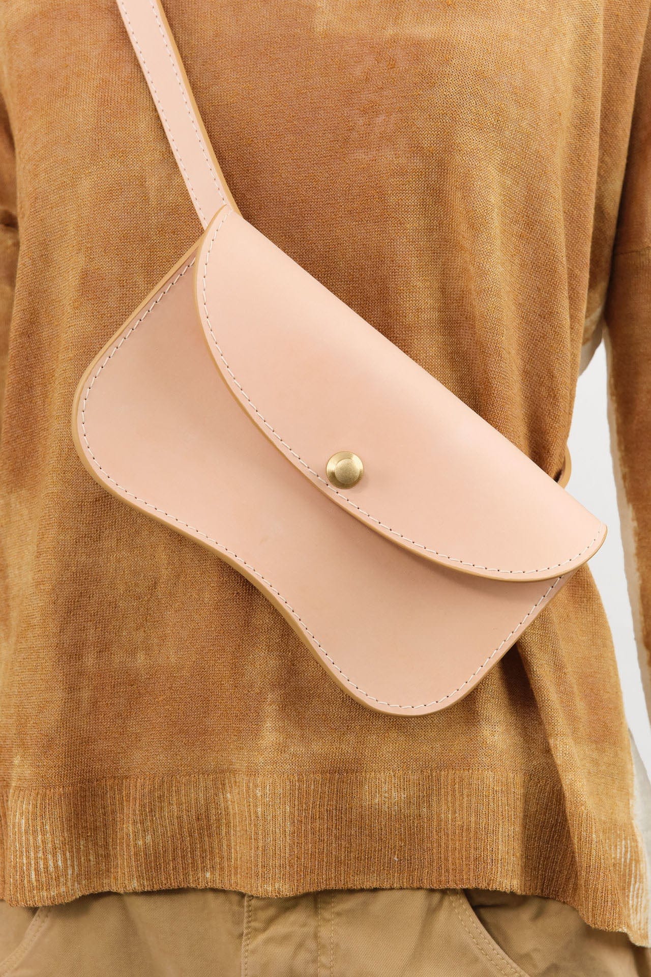 Lindquist Accessories Bags Faba Bag in Vachetta Vachetta / 4" H X 7.5" W X 1.5" D