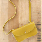 Linquist Leather Faba Bag in Chartreuse