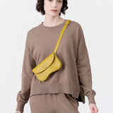 Faba Bag by Lindquist Leather in Chartreuse