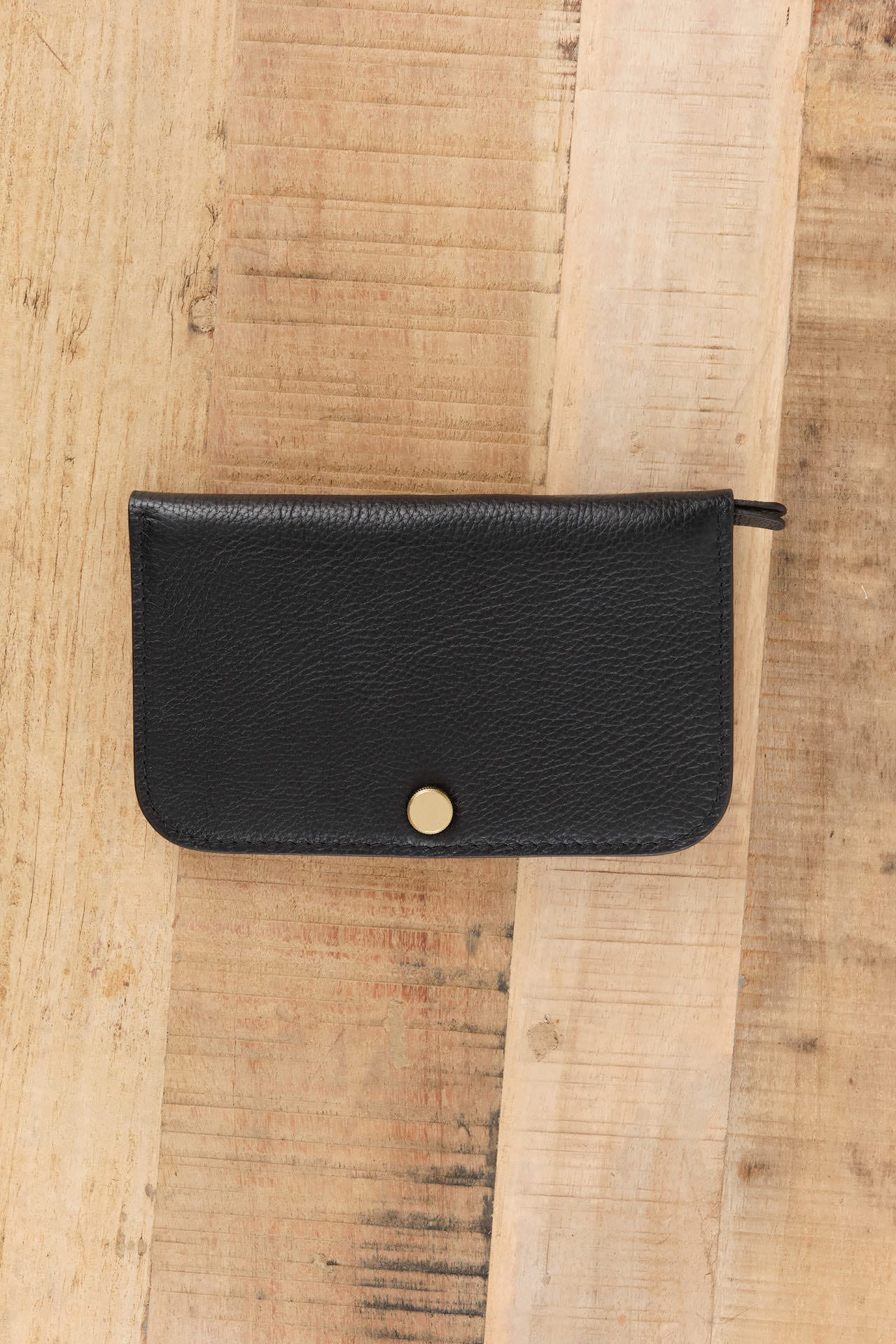 Lindquist Accessories Wallets Lina Wallet in Black Black / 7.75" L X 4.75" W X .5" D