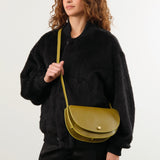 Lindquist Accessories Bags Mezzo Bag in Green Ochre Green Ochre / 10.75" W  X 7" H X 2.5" D