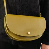 Lindquist Accessories Bags Mezzo Bag in Green Ochre Green Ochre / 10.75" W  X 7" H X 2.5" D