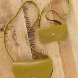 Lindquist Accessories Bags Mezzo Bag in Green Ochre Green Ochre / 10.75" W  X 7" H X 2.5" D