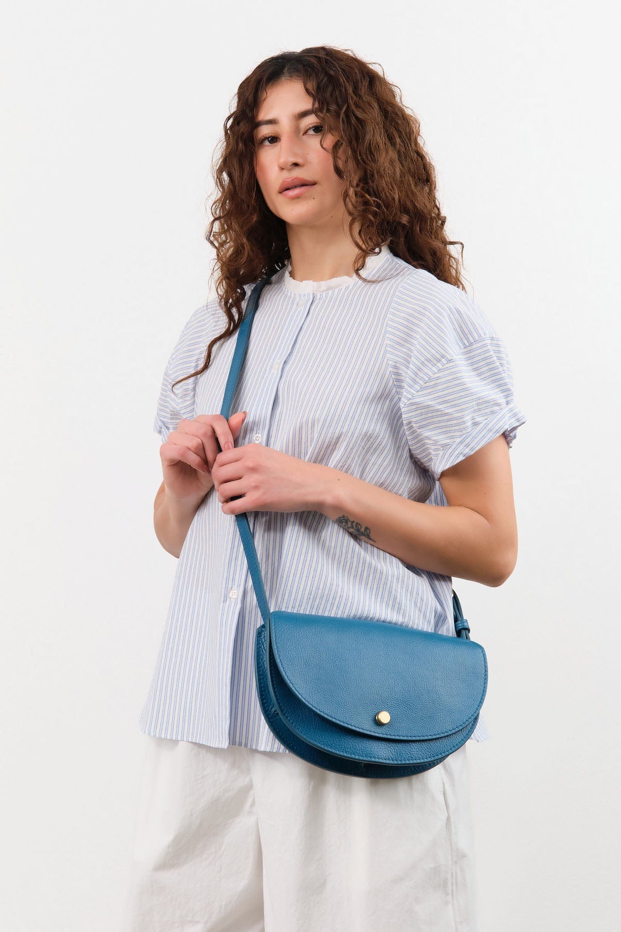 Lindquist Accessories Bags Mezzo Bag in River River / 10.75" W X 7" H X 2.5" D